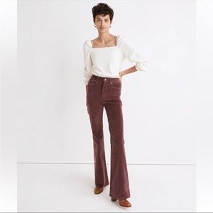 Madewell The Perfect Vintage Flare Pant: Corduroy Edition
